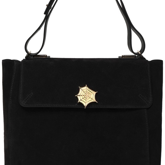 Like New Charlotte Olympia Suede Shoulder Bag - Picture 8 of 10